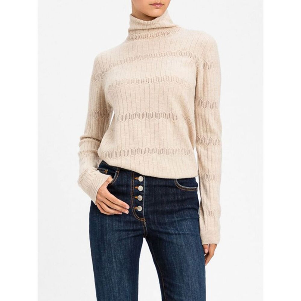 Actitude Twinset Women Actitude Twinset Pure Wool Long-Sleeved Turtleneck Jumper